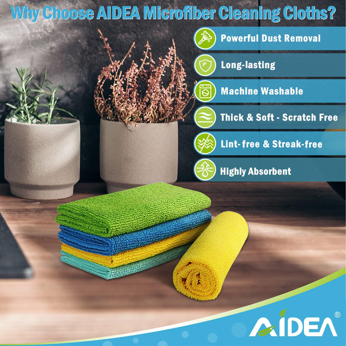 Microfiber Cleaning Cloth (10 Count)