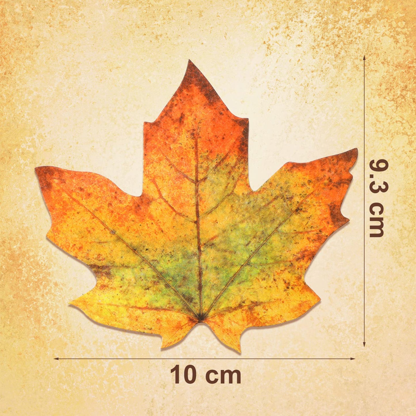Parchment Fall Leaves Thanksgiving Cheese Paper Parchment Leaves Decorative Paper for Plate Table Charcuterie Boards Food Serving Decoration (100 Pcs)