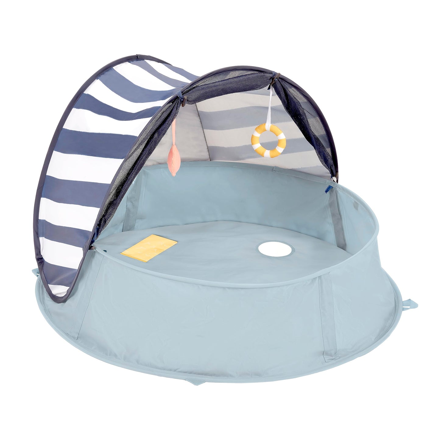 Babymoov Aquani Tent & Pool 3 in 1 Pop Up Tent, Kiddie Pool and Play Area (Summer 2024 Essential), Marine, One Size