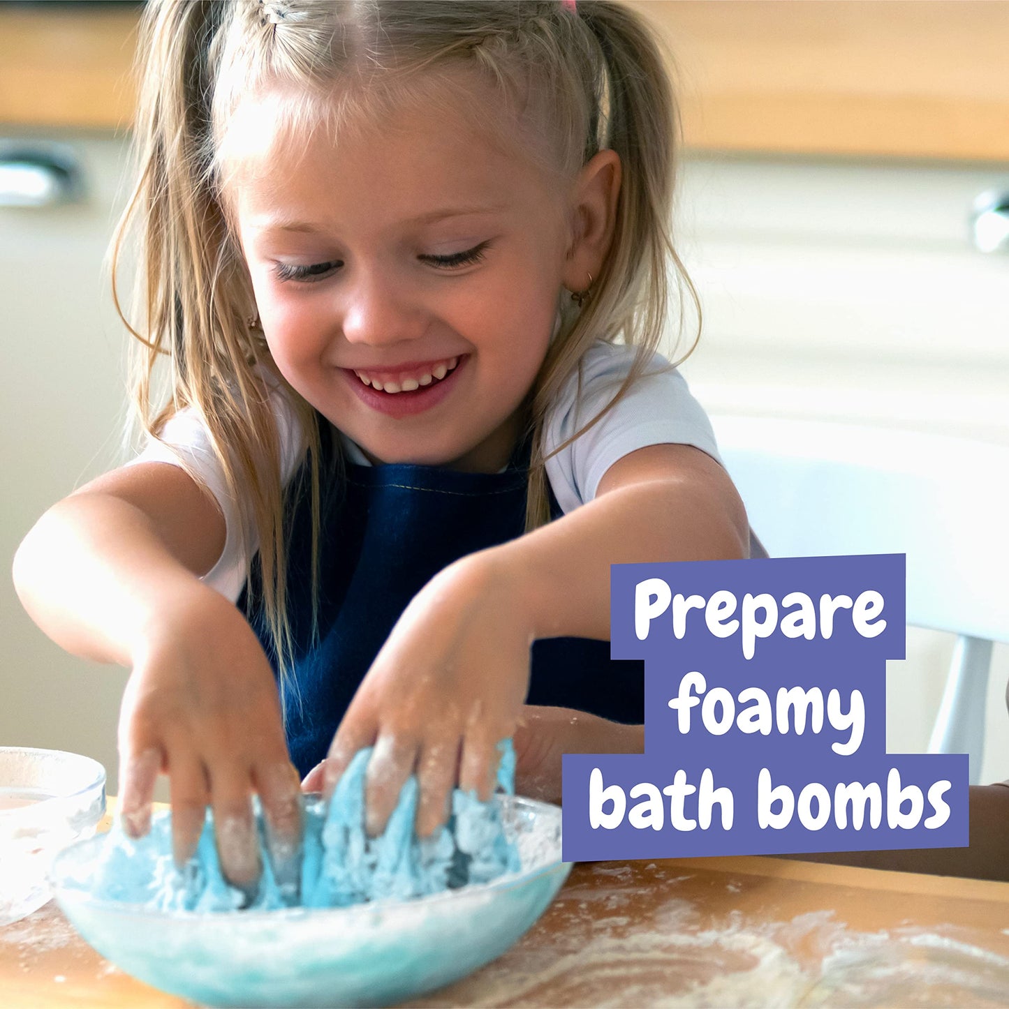 Science4you - Bath Bomb Making Kit for Kids +8 Years Old - Make Your Own Bath Bombs with 6 Science Experiments for Childrens - Educational Science Kits for Kids Age 8, Gift Set for Girls