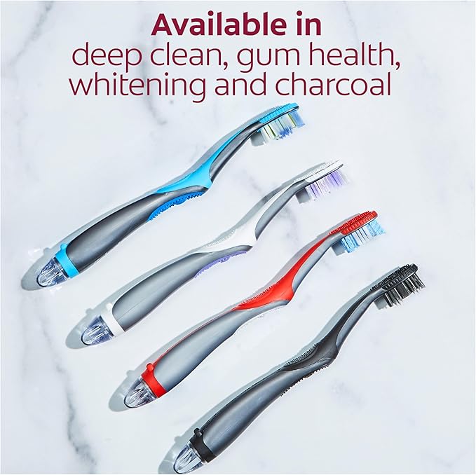 Colgate 360 Optic White Battery Powered Sonic Toothbrush, Soft, 1 Pack