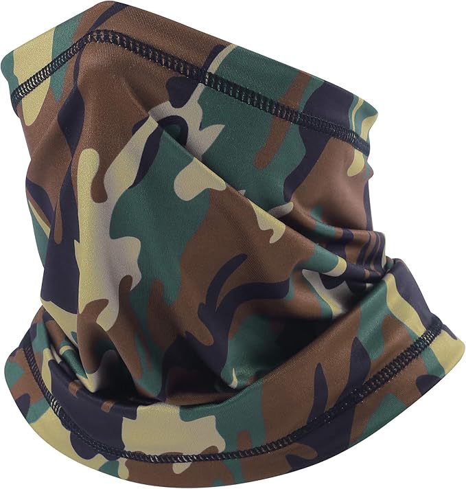 UV Protection Cooling Neck Gaiter Face Mask Scarf for Men - Windproof Neck Cover Bandana Neck Warmer Mask