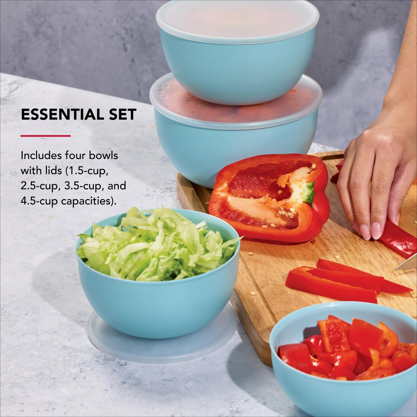KitchenAid Prep Bowls with Lids