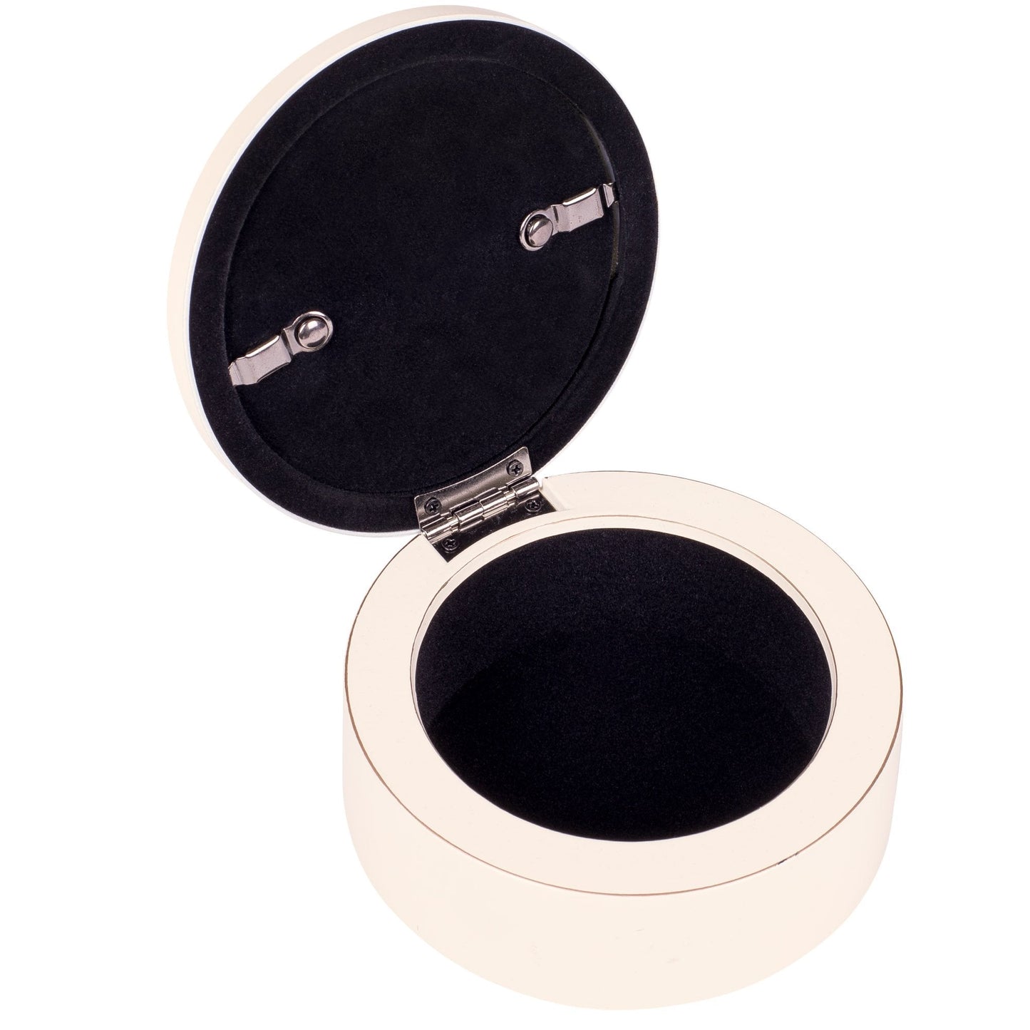 Cottage Garden Confirmed This Day The Love of God Ivory Rope Trim Petite Round Jewelry and Keepsake Box