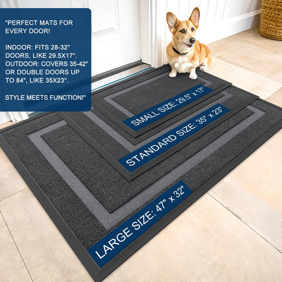 Front Door Mat Outside 59x40