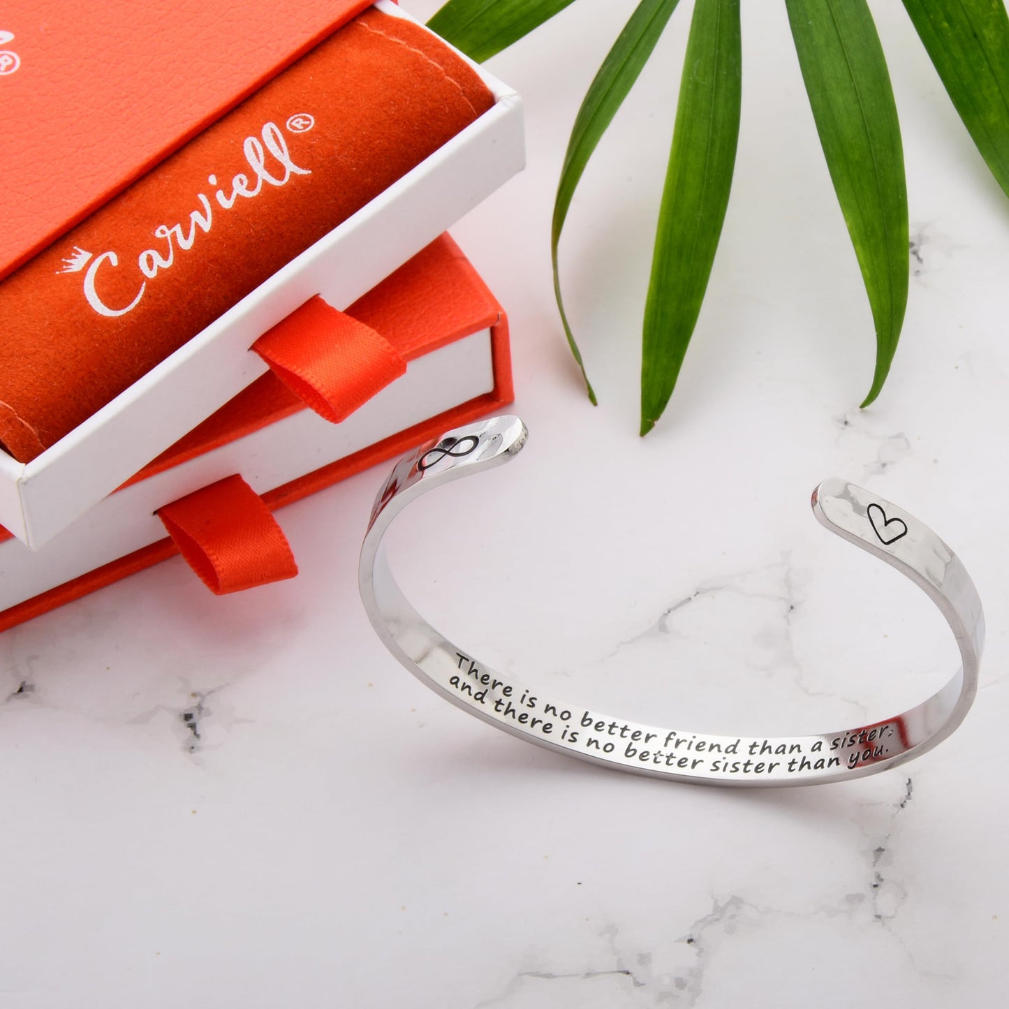 Carviell Sister's Gift Bracelet, Christmas Gift From Sister Brother, Sister Birthday Gift Ideas