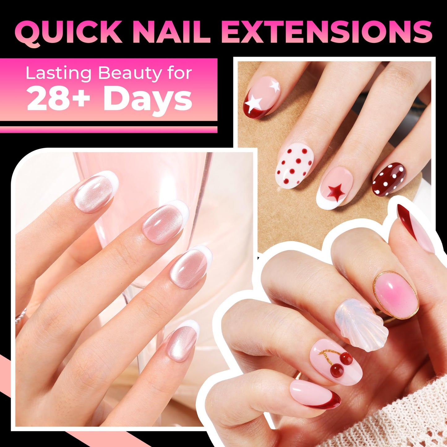 UNA GELLA Short Oval Round Nail Tips 360Pcs Pre-shaped Half Matte Oval Gel Nail Tips Full Cover Oval Round Press on Nails Clear Acrylic Fake Nails for Nail Extensions Home DIY Salon 15 Sizes
