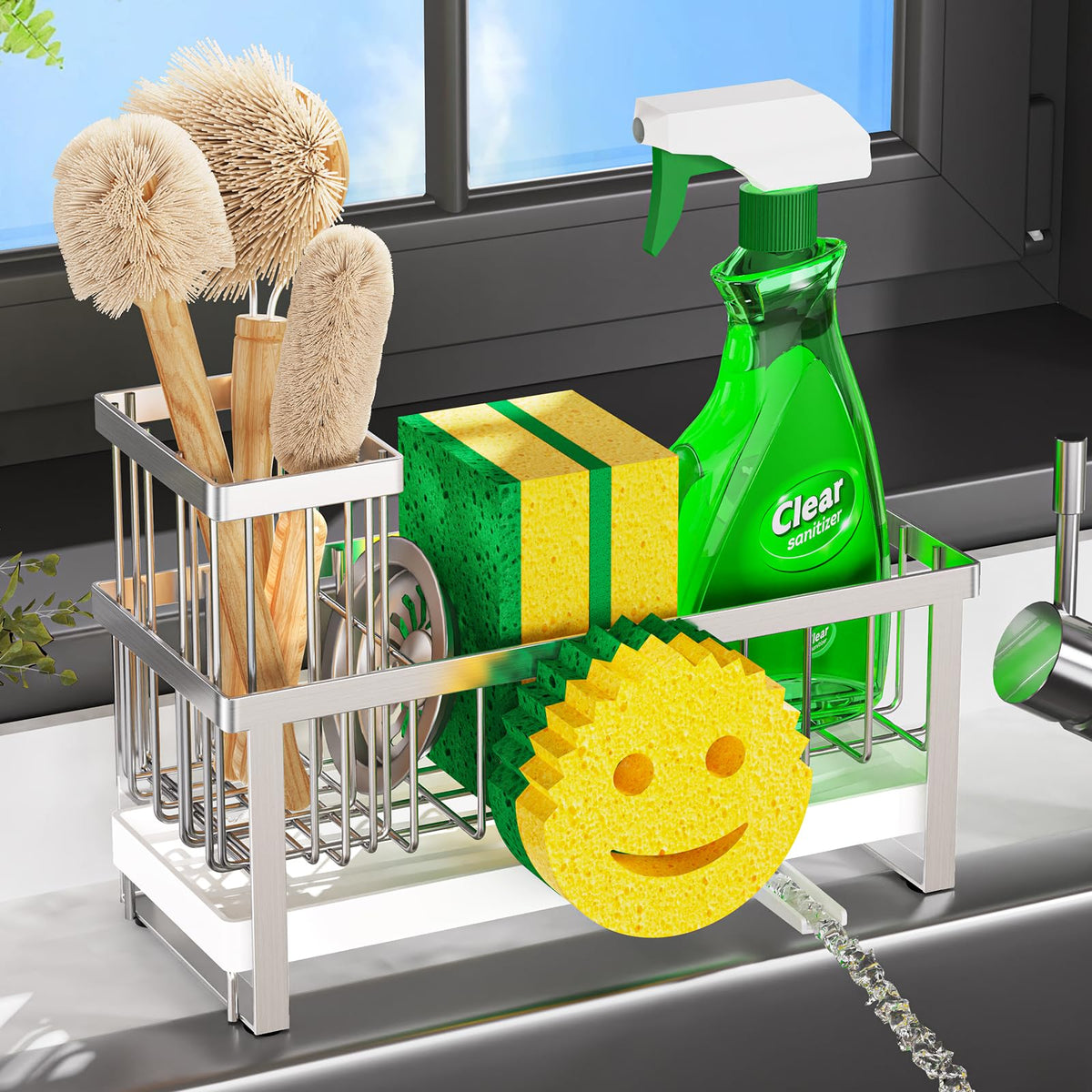 Sponge Holder for Kitchen Sink
