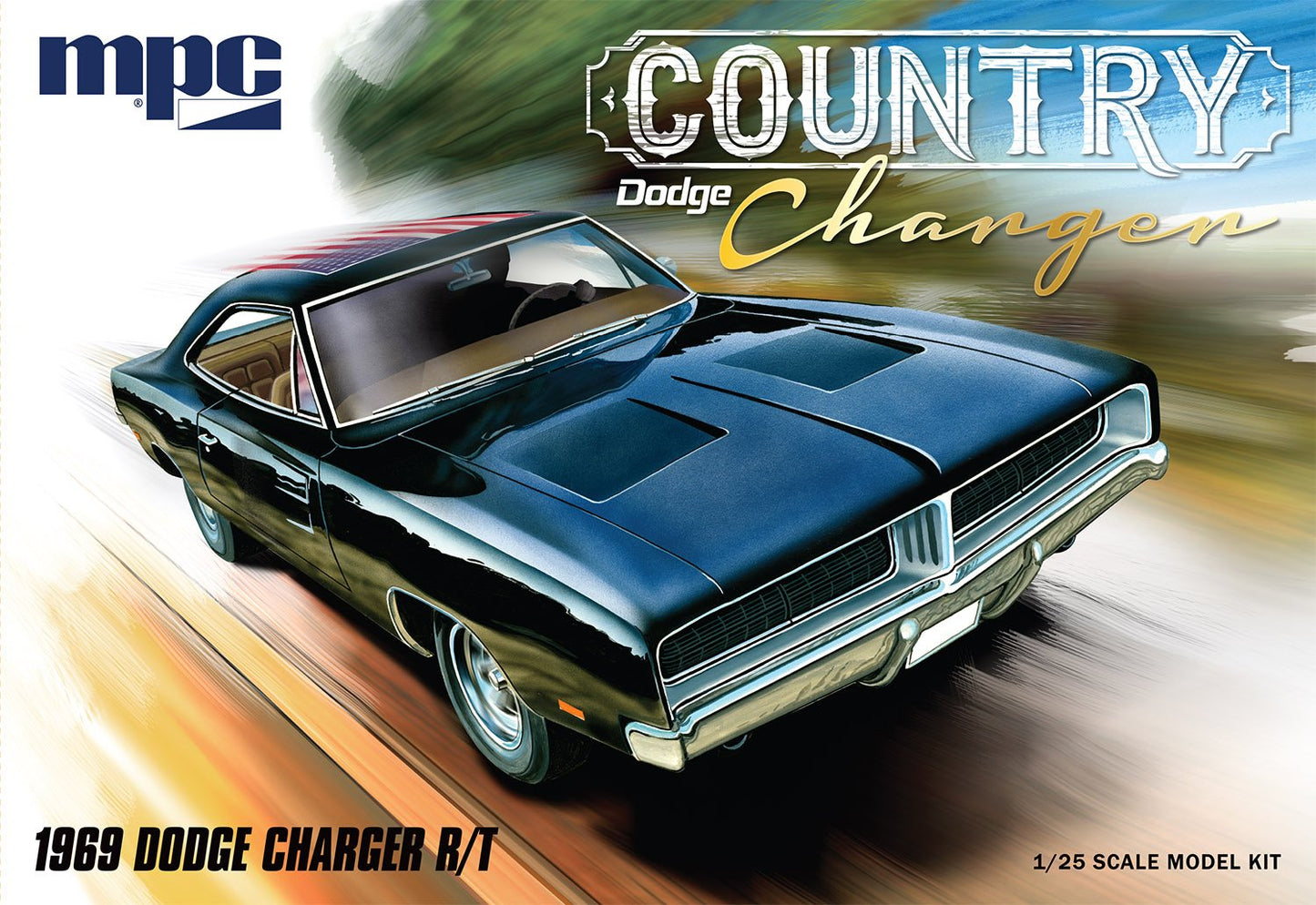 MPC 1969 Dodge Country Charger R-T 1:25 Scale Model Kit