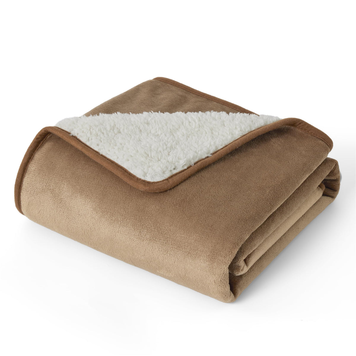 Bedsure Waterproof Blanket for Bed Soft Sherpa Fleece Throw,King 108"x86"