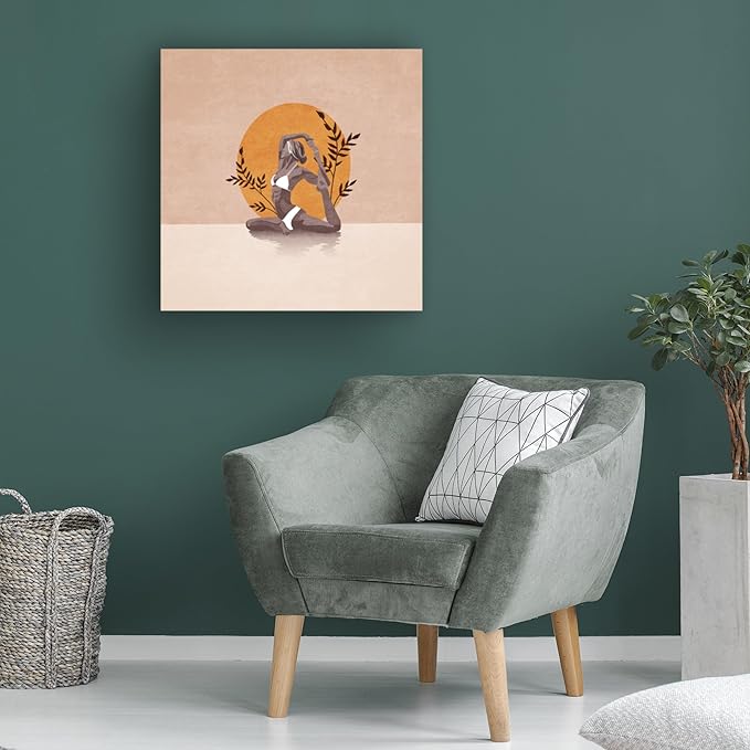 Trademark Fine Art Canvas Wall Art - Emel Tunaboylu 'Meditation Old Woman' Wall Art for Living Room, Bedroom, or Office Décor