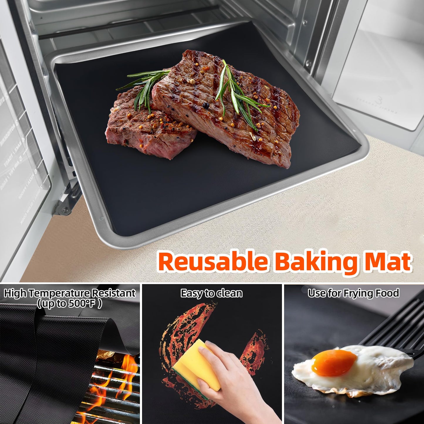 Air Fryer Liners Compatible with Emeril Lagasse 26 QT Extra Large Air Fryer, 100 PCS Unbleached Parchment Paper Disposable with 4 PCS AirFryer Oven Liners for Emeril Lagasse Accessories