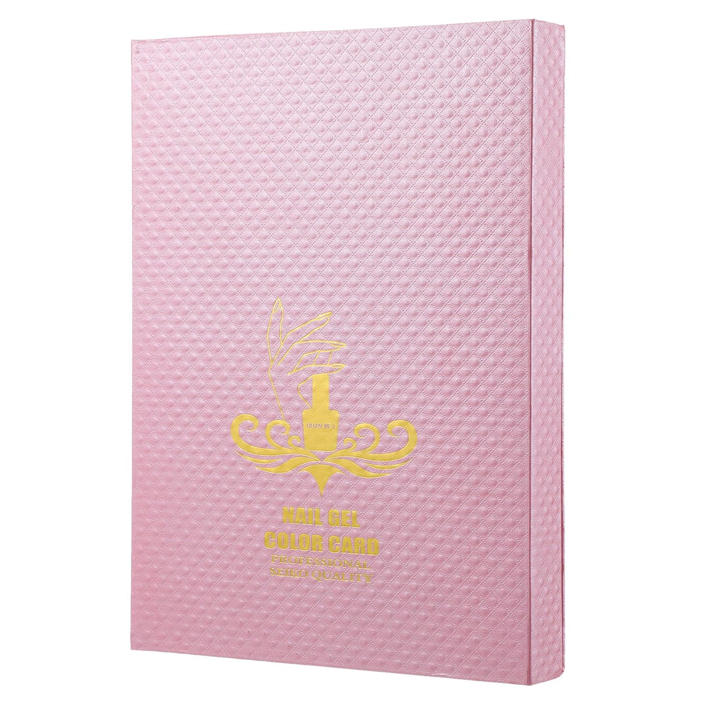 wutfuooo 2 Pack 216 Colors Nail Display Book, Nail Gel Polish Display Chart with 480 Nail Tips, Nail Polish Sample Display Book for Nail Salon and Nail Painting Practice, No Need Glue
