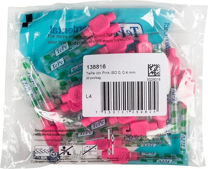 TePe® Interdental Brush Original Pink 0.4 mm 20-Pack