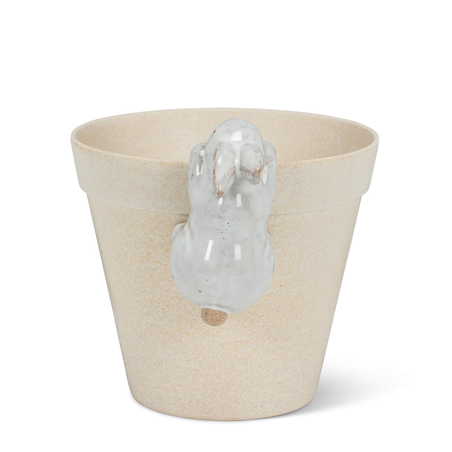 Abbott Collection Climbing Bunny Pot Hanger - Ceramic (3.5" L)