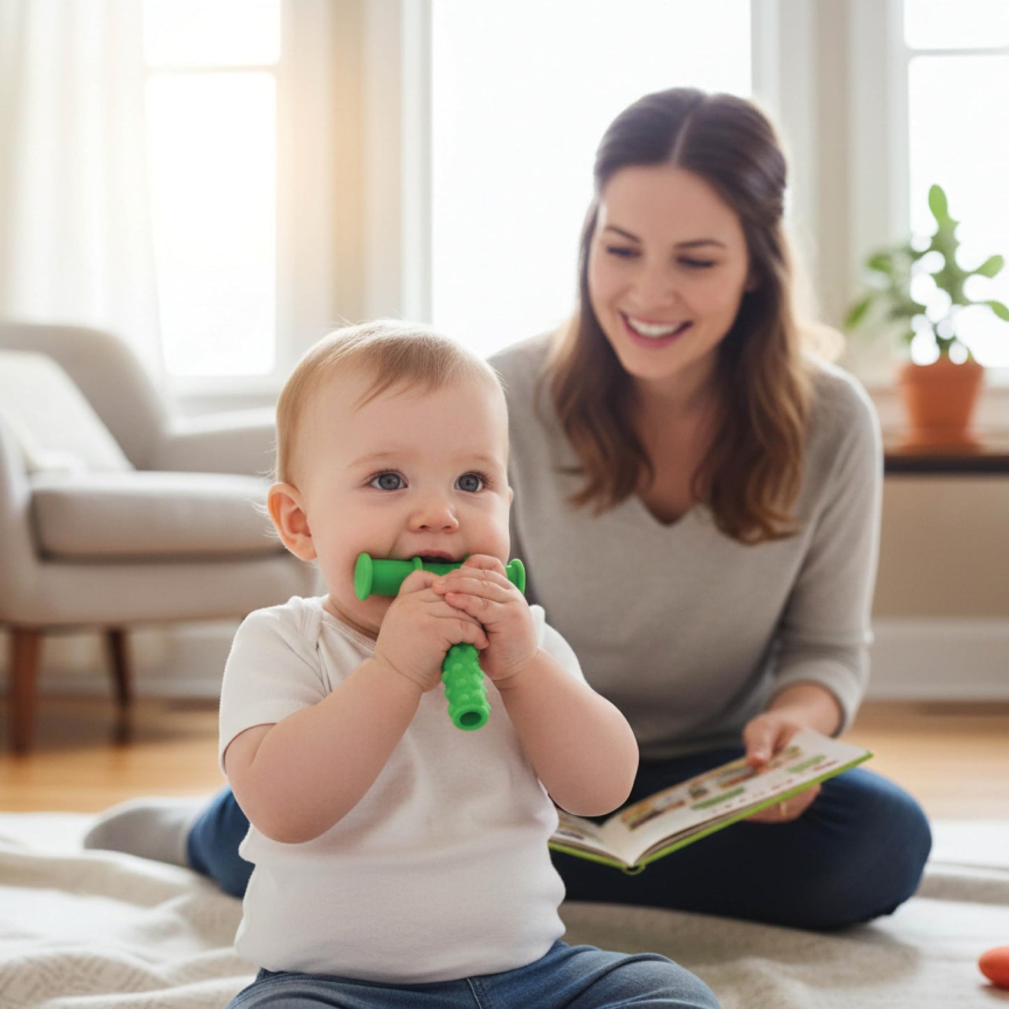 Chewy Tubes - Oral Motor Chewing Tool, Safe, Non-Toxic, Latex & Phthalate Free, Green