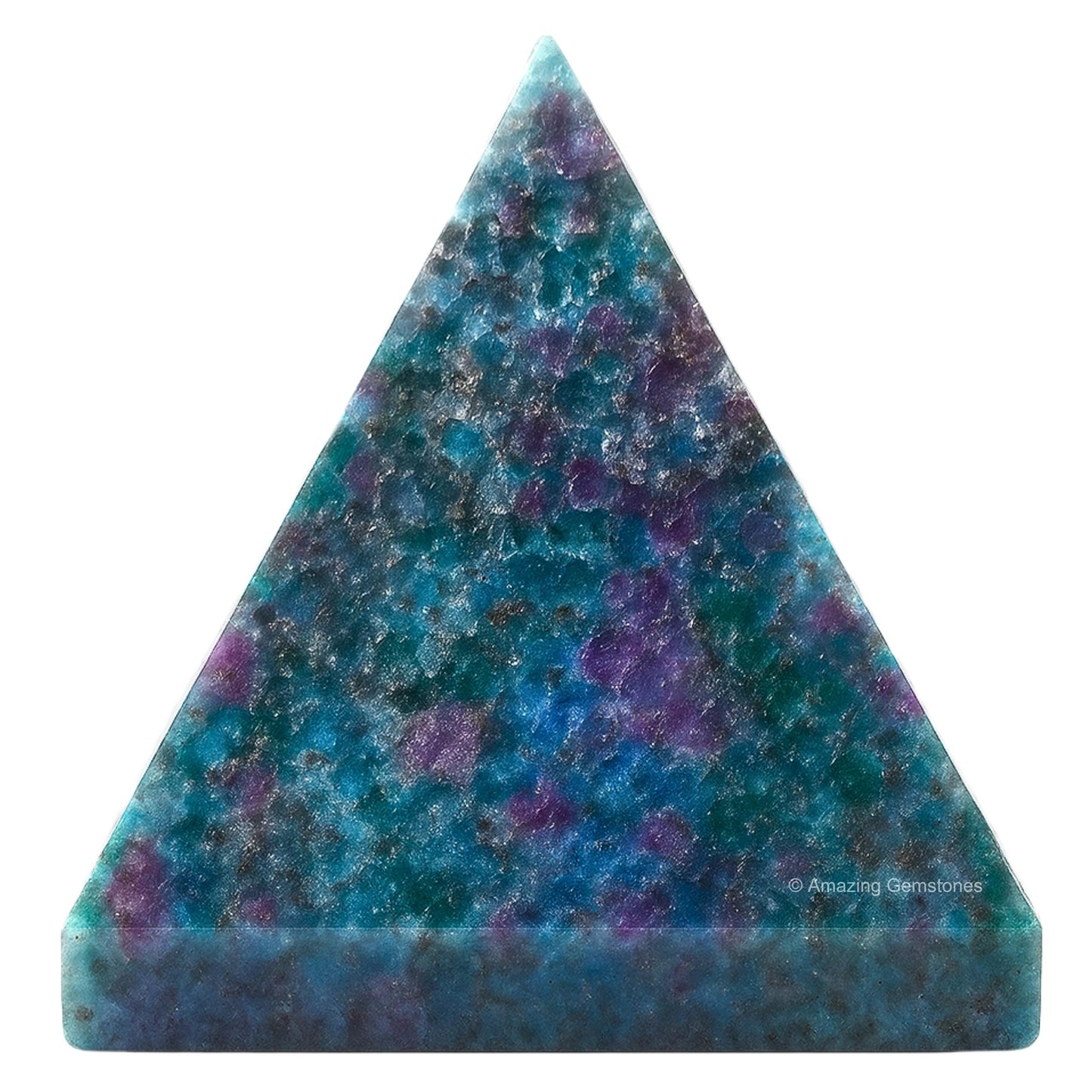Amazing Gemstone Ruby Kyanite Pyramid Crystal Healing Stones - 1.5" Great Pyramid Figurine of Natural Stone Pyramid for Meditation, Reiki, Chakra Balancing and Crystal Pyramids Grid