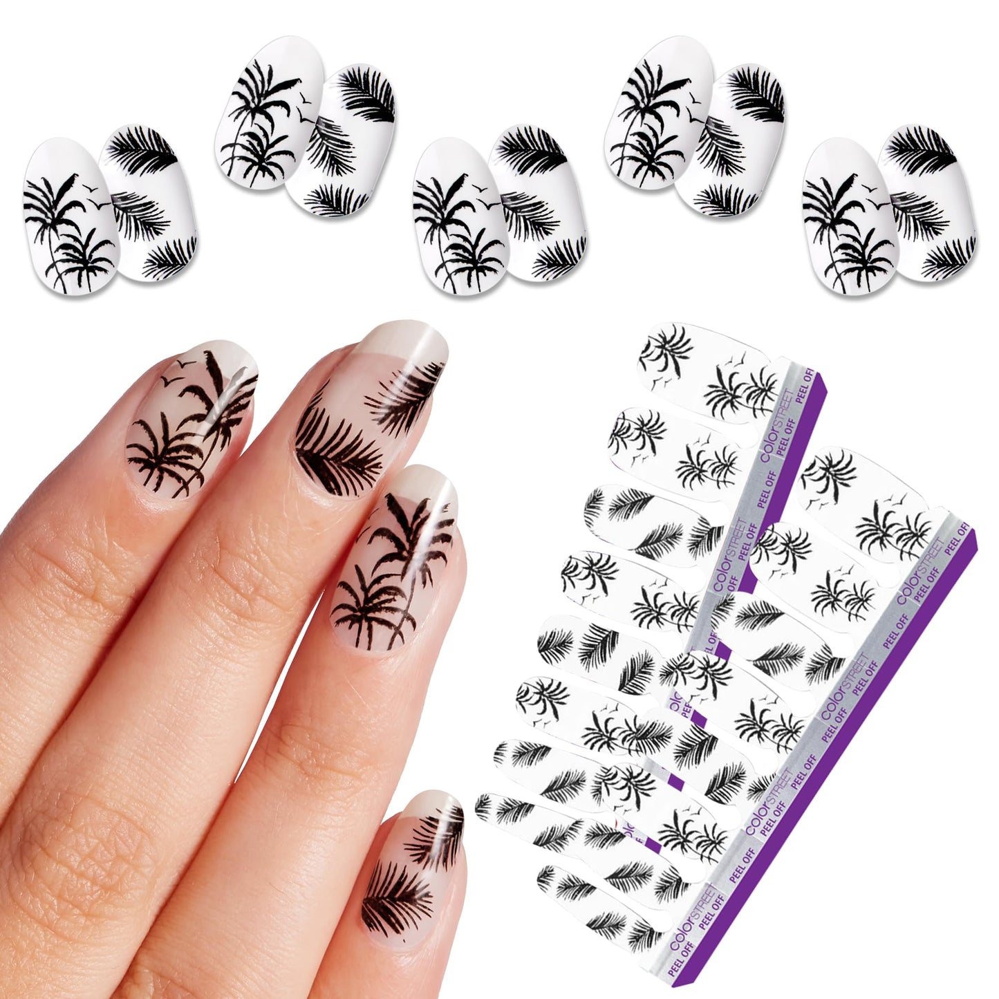 Color Street Palm Down Nail Strips