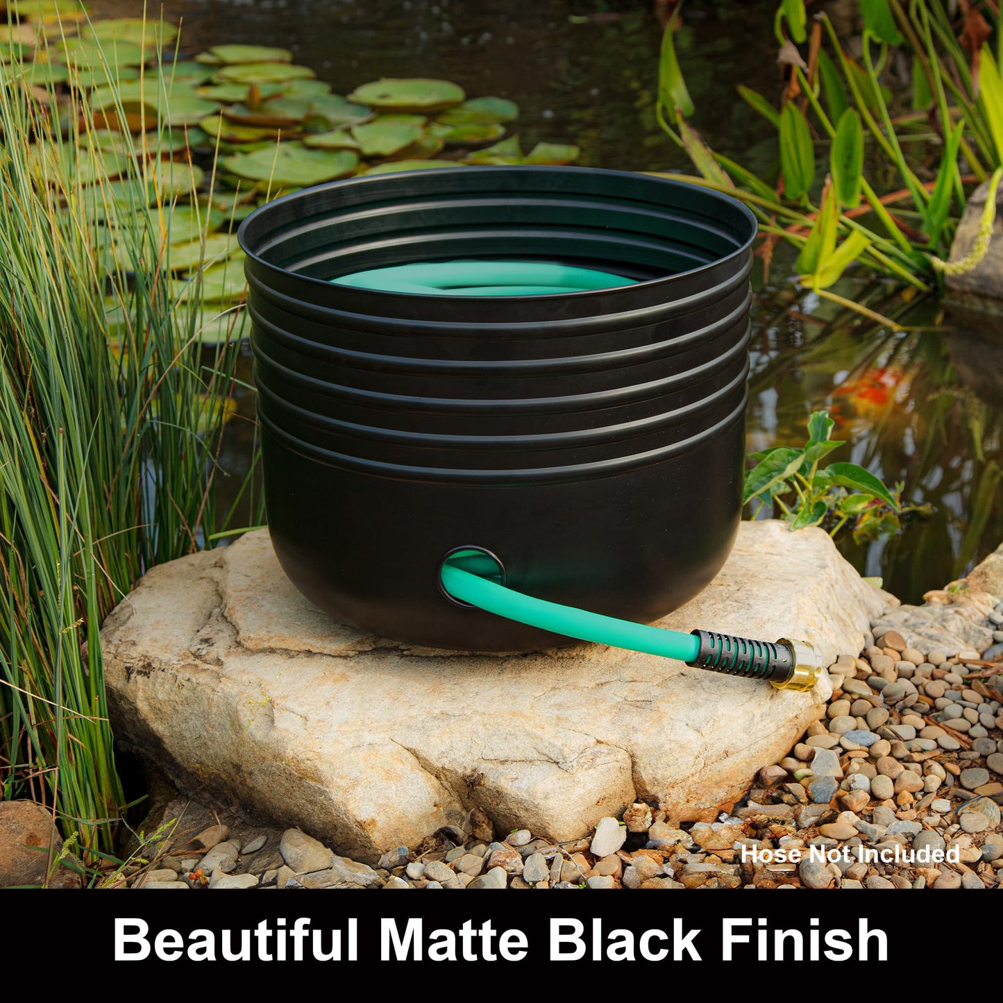 Liberty Garden 1918 100' Matte Black Hose Pot