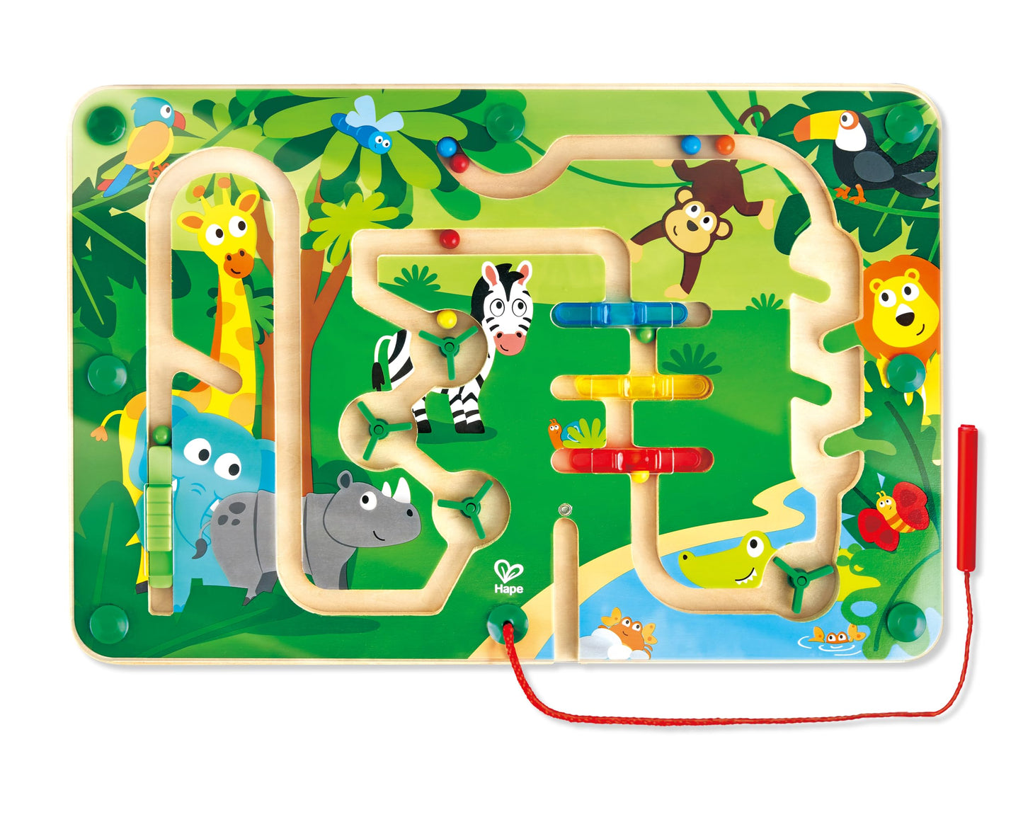 Hape Wooden Jungle Magnetic Maze