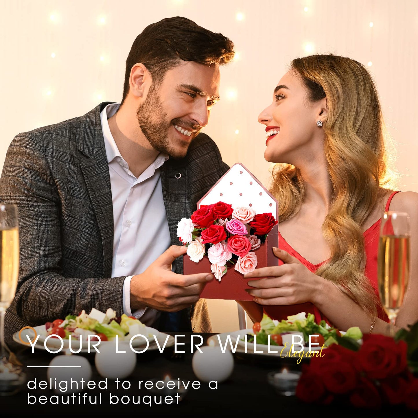 Geyee 16 Pcs Graduation Florist Bouquet Envelope Boxes Flower Bouquet Packaging Gift Paper Boxes Gift Wrapping Envelope Box Flower Bags for Mother's Day Valentines Wedding Party
