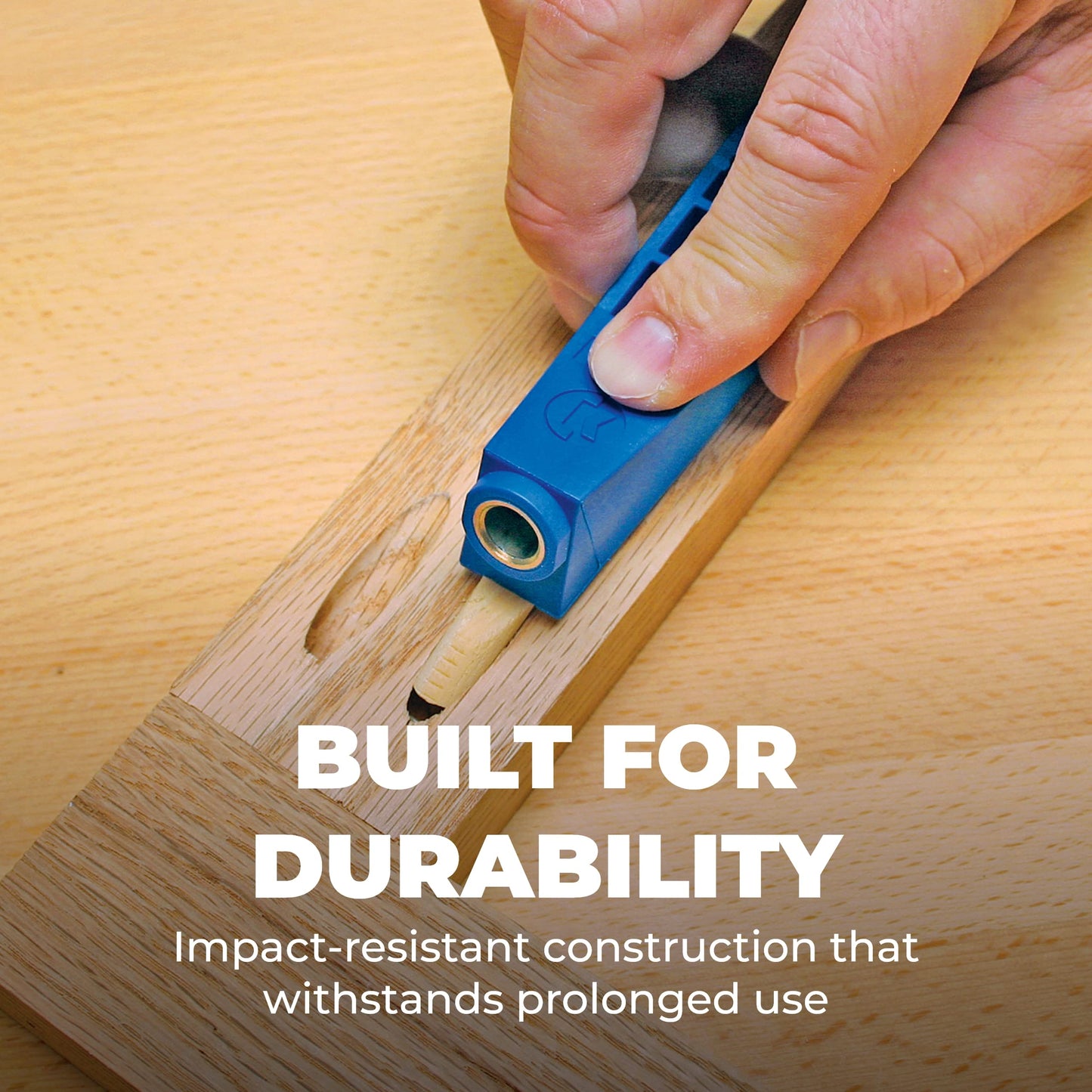 Kreg MKJKIT Mini Jig Kit - Simple, Compact Kreg Pocket-Hole Jig - Create Strong Joints Without Glue - for Tight Spaces & Small Projects - Unlimited Material Thickness