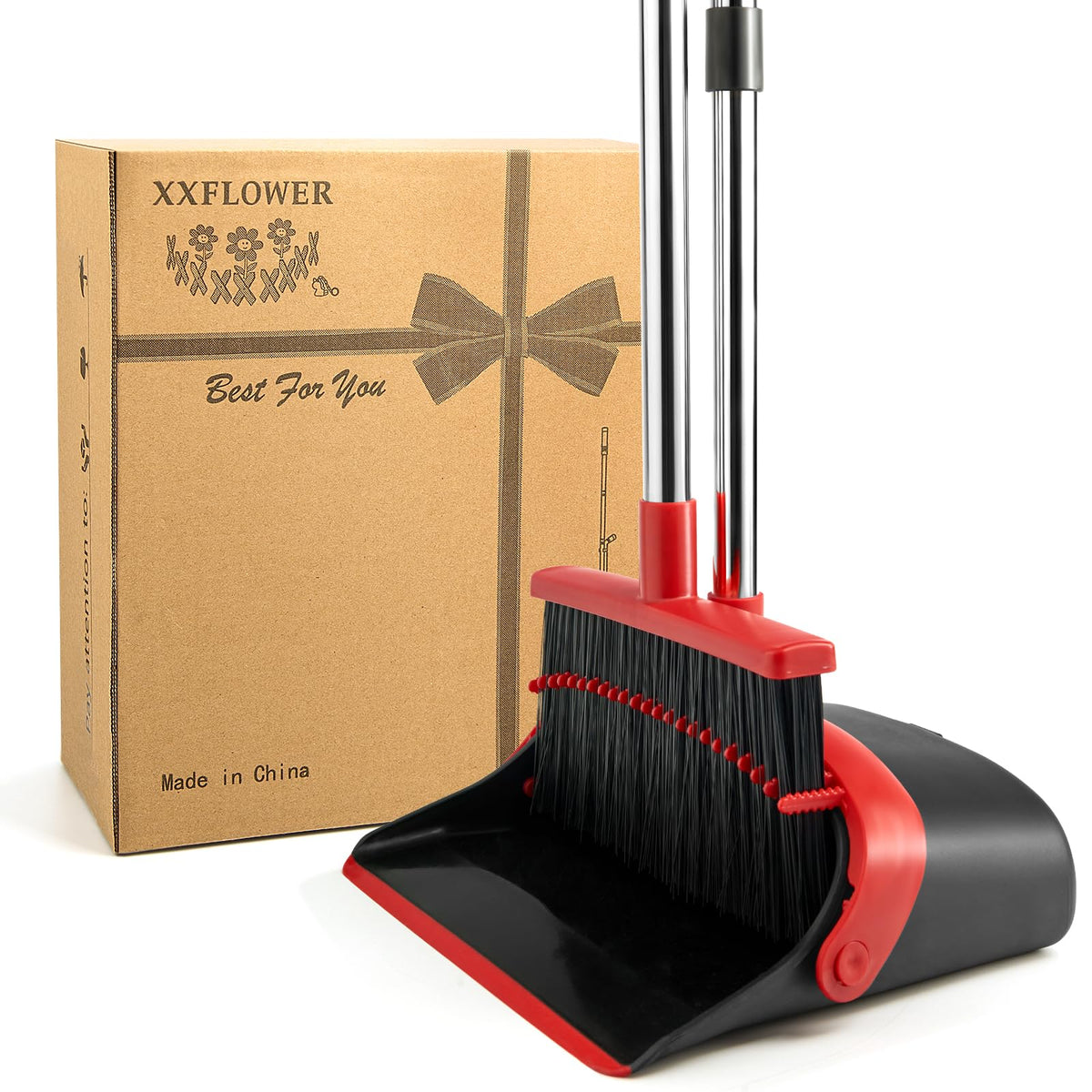 Broom and Dustpan Combo Set
