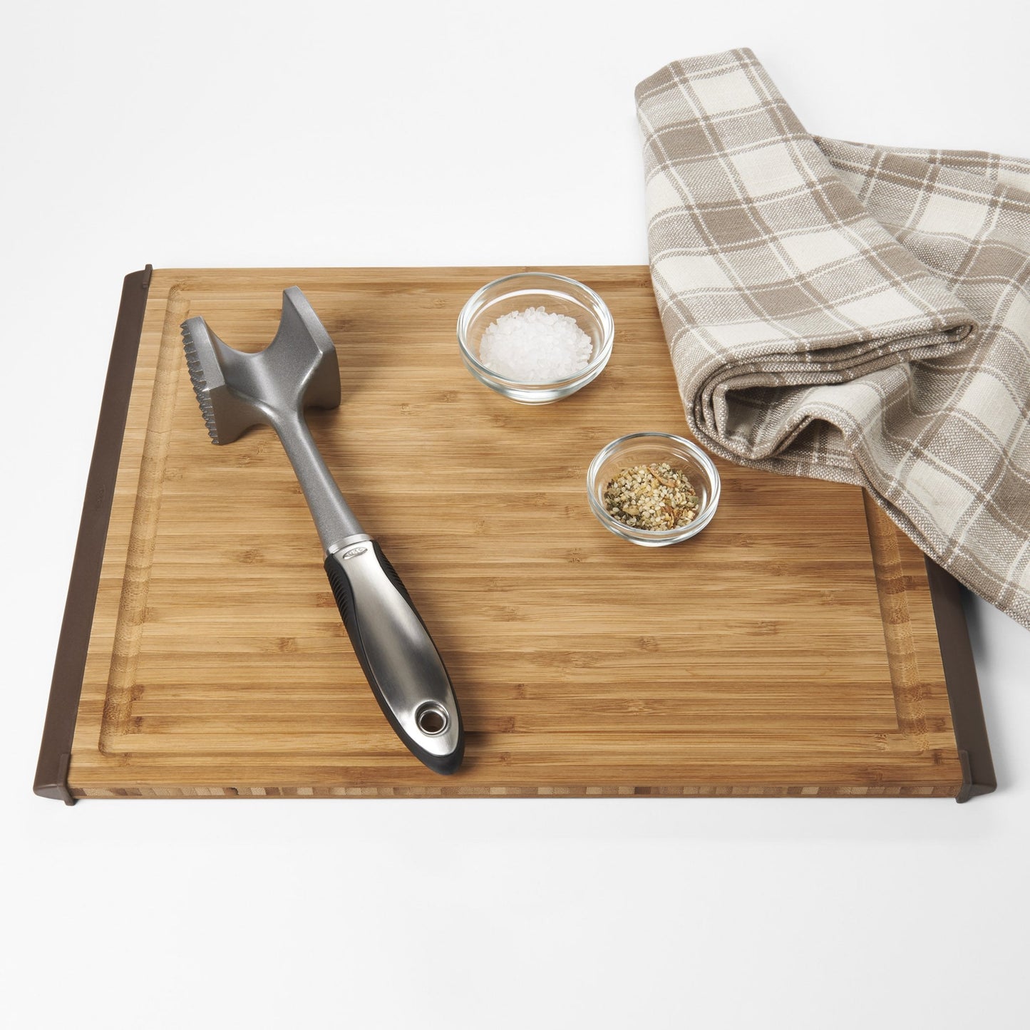OXO SteeL Dishwasher Safe Meat Tenderizer,Silver