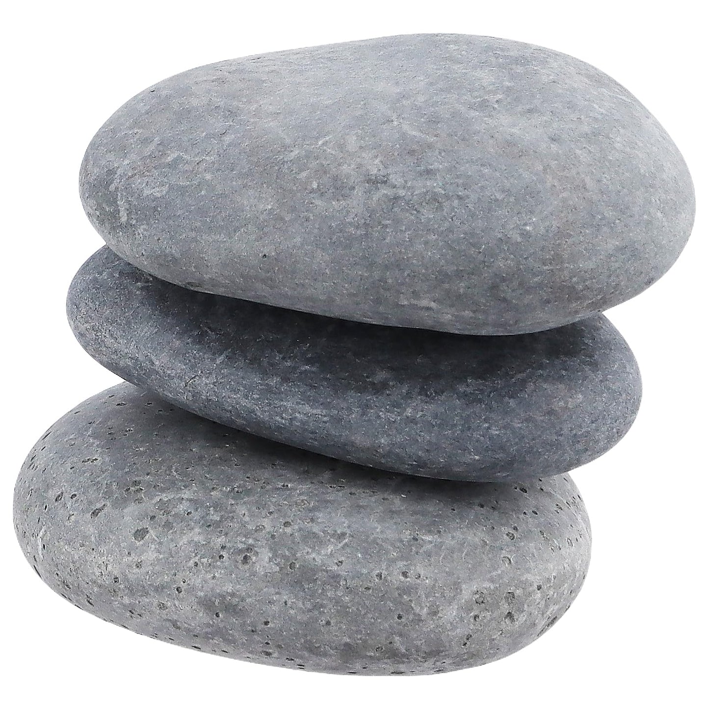 GINLANK 20 Pack Large Smooth River Rocks for Painting (4-5 Inch),Flat Painting Rocks for DIY Crafts, Christmas Decor, Garden Decoration