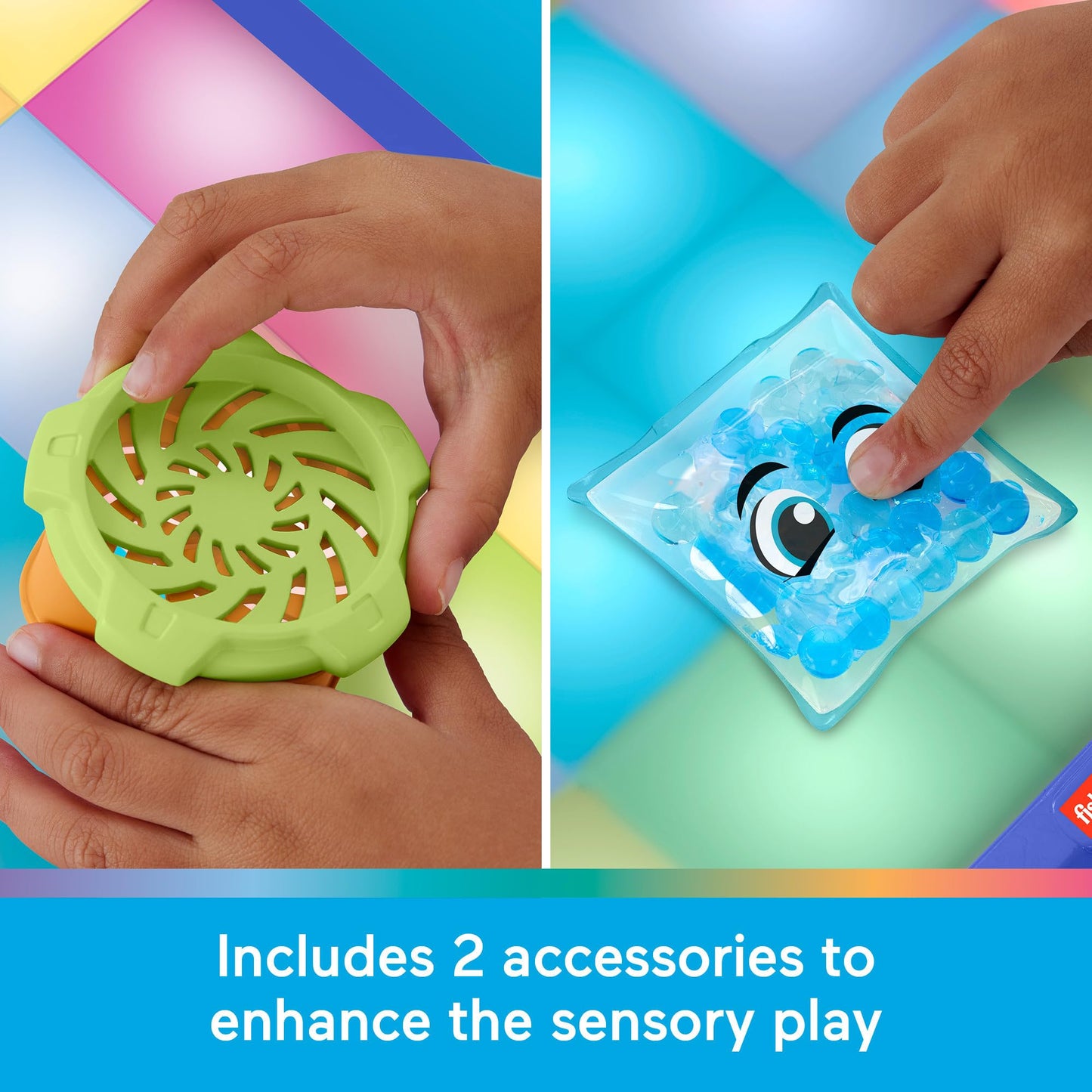 Fisher-Price Learning Toy Sensory Bright Light Station, Activity Table with Games Music & Sounds for Preschool Kids Ages 3+ Years (Amazon Exclusive)