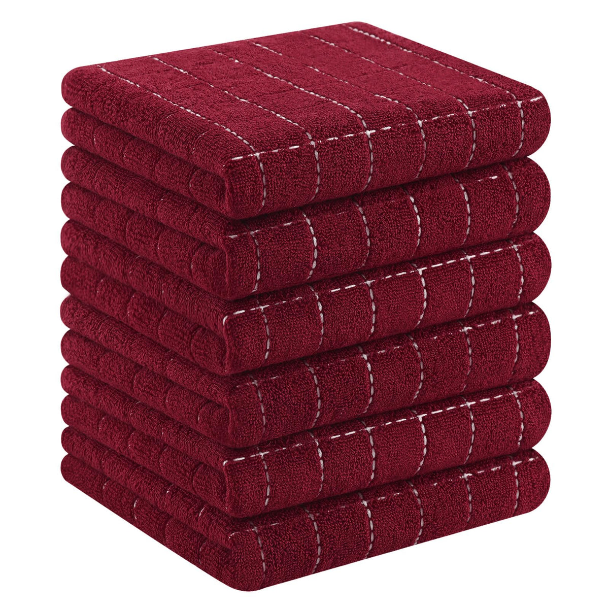 100% Cotton Terry Kitchen Towels (6 Count)