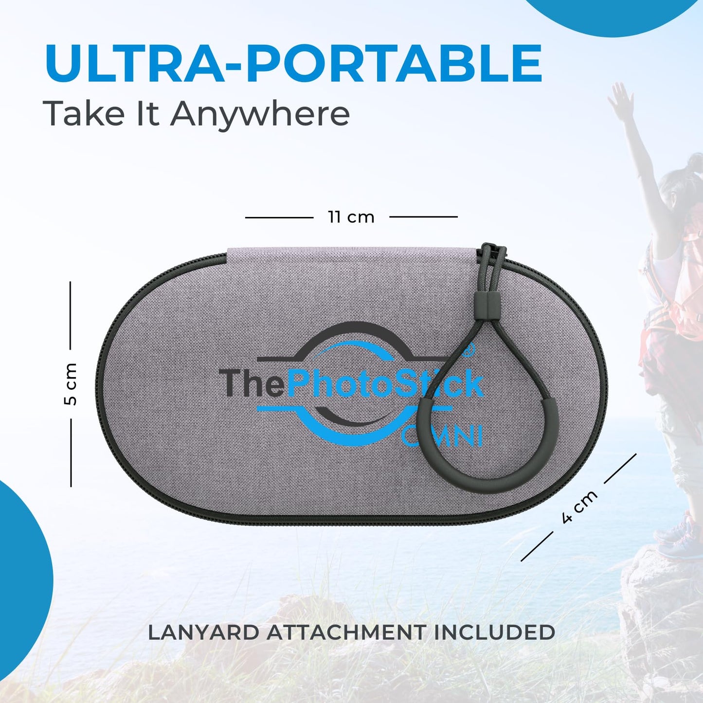 ThePhotoStick Omni 128GB - Secure Photo & Video Backup | ThePhotoStick Omni Protective Case - Water Resistant & Shockproof USB Storage