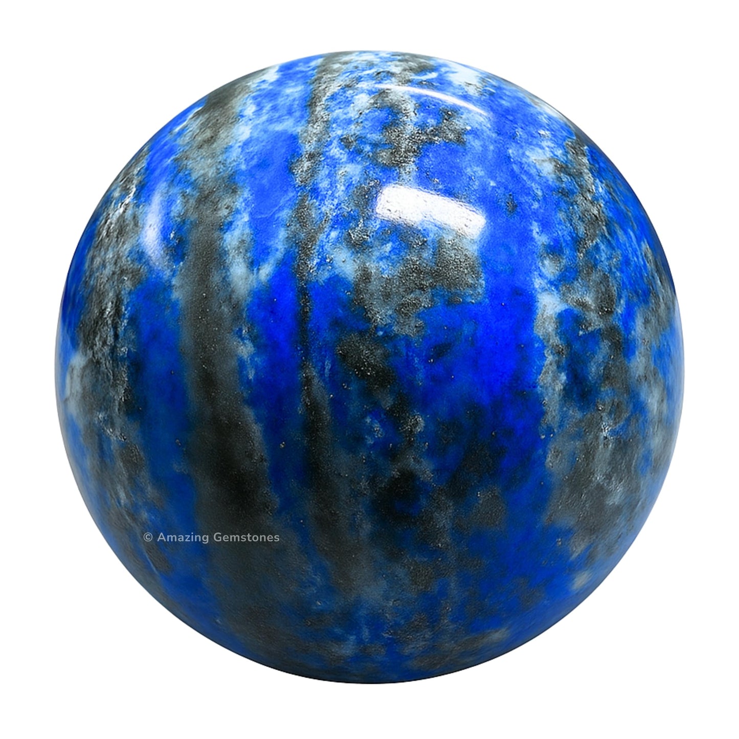 Amazing Gemstone Lapis Lazuli Crystal Ball with Stand - 2" Inches Crystal Sphere Meditation Balls for Witchcraft and Decorative Balls