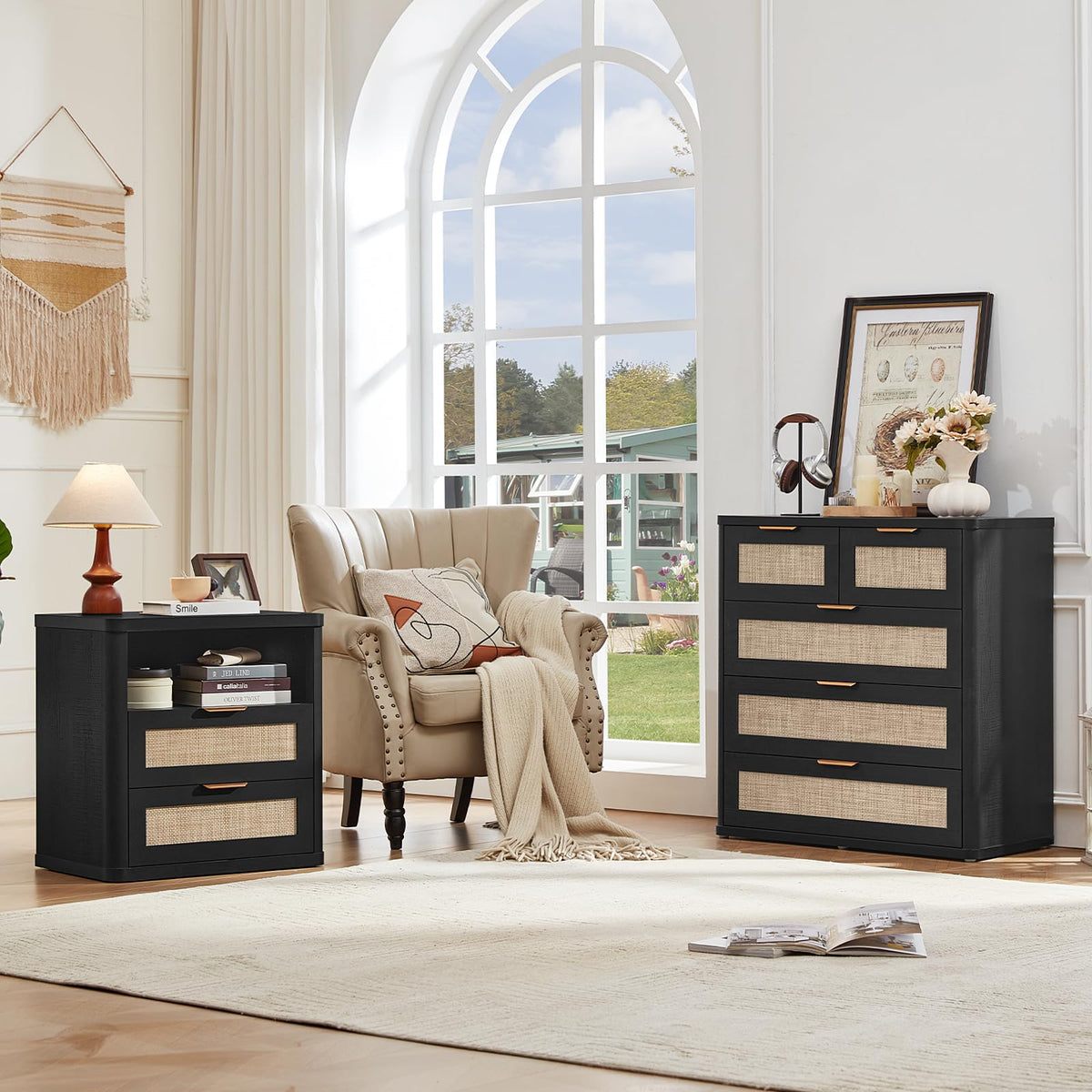 Rattan Dresser for Bedroom