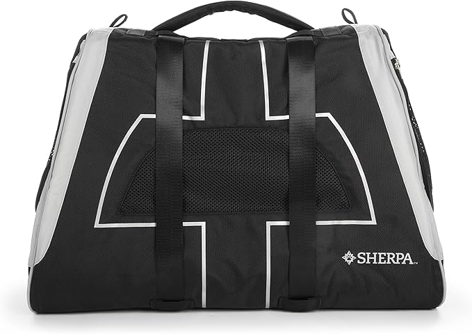 Sherpa Delta Airlines Travel Pet Carrier, Airline Approved & Guaranteed On Board - Black, Medium