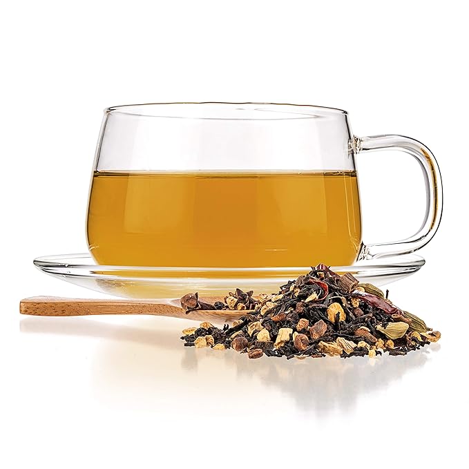 Tealyra - Spicy Chili Pepper Chai - Black Tea - Ginger - Cardamom - Cinnamon - Vanilla - Warm Spicy Loose Leaf Tea - 224g (8-ounce)