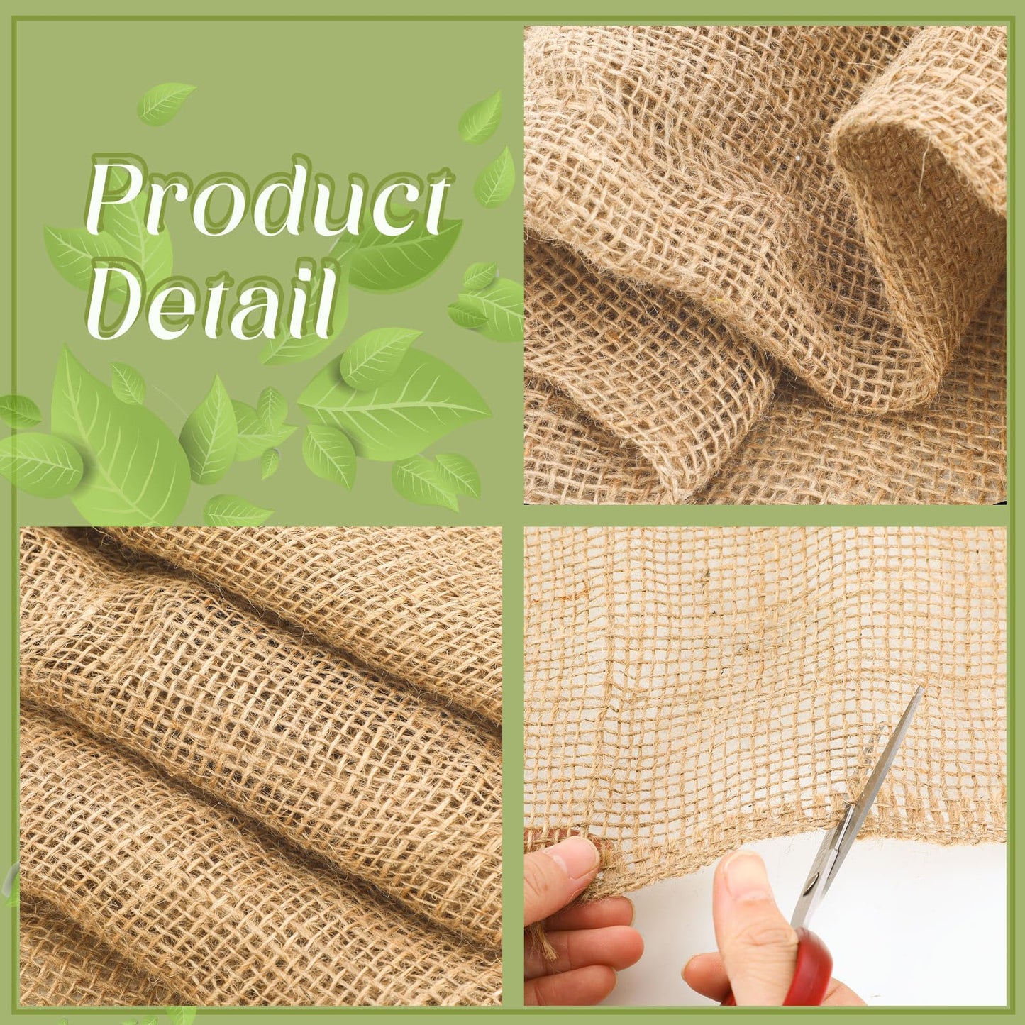 Buryeah 80 Inch x 33 ft Burlap Fabrics Roll Natural Burlap Garden Multipurpose Weed Barrier Garden Landscape Blankets Cloth Weed Barrier Fabric Jute for Outdoor Home Craft Shrubs Party Decor