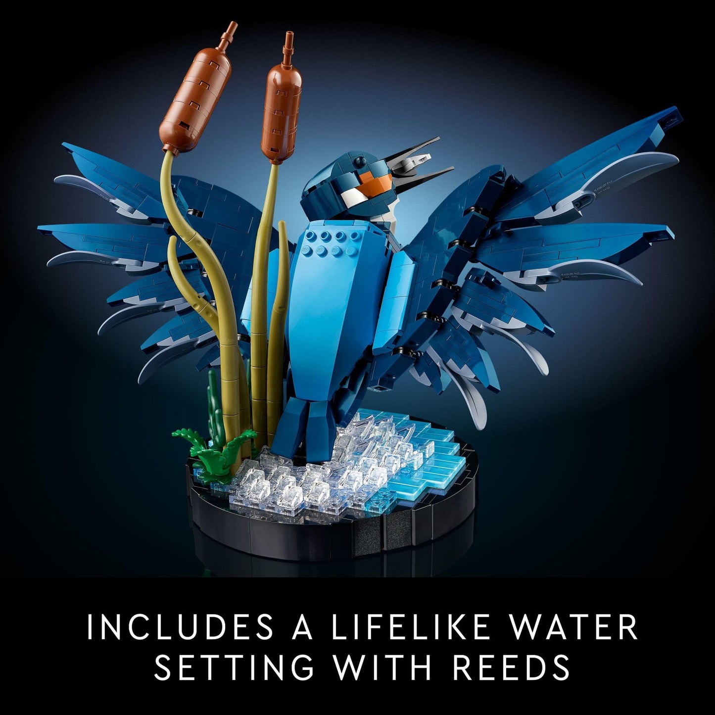 LEGO Icons Kingfisher Bird Model, Creative Set for Adults to Build and Display, Relaxing Project for Bird Lovers & Enthusiasts, Ideal Gift for Home and Office Décor, 10331