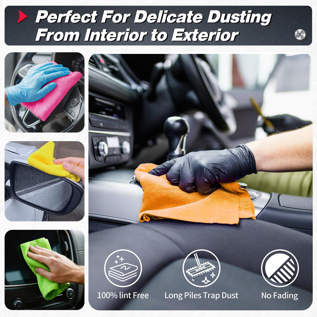 Microfiber Cleaning Cloth (100 Count)