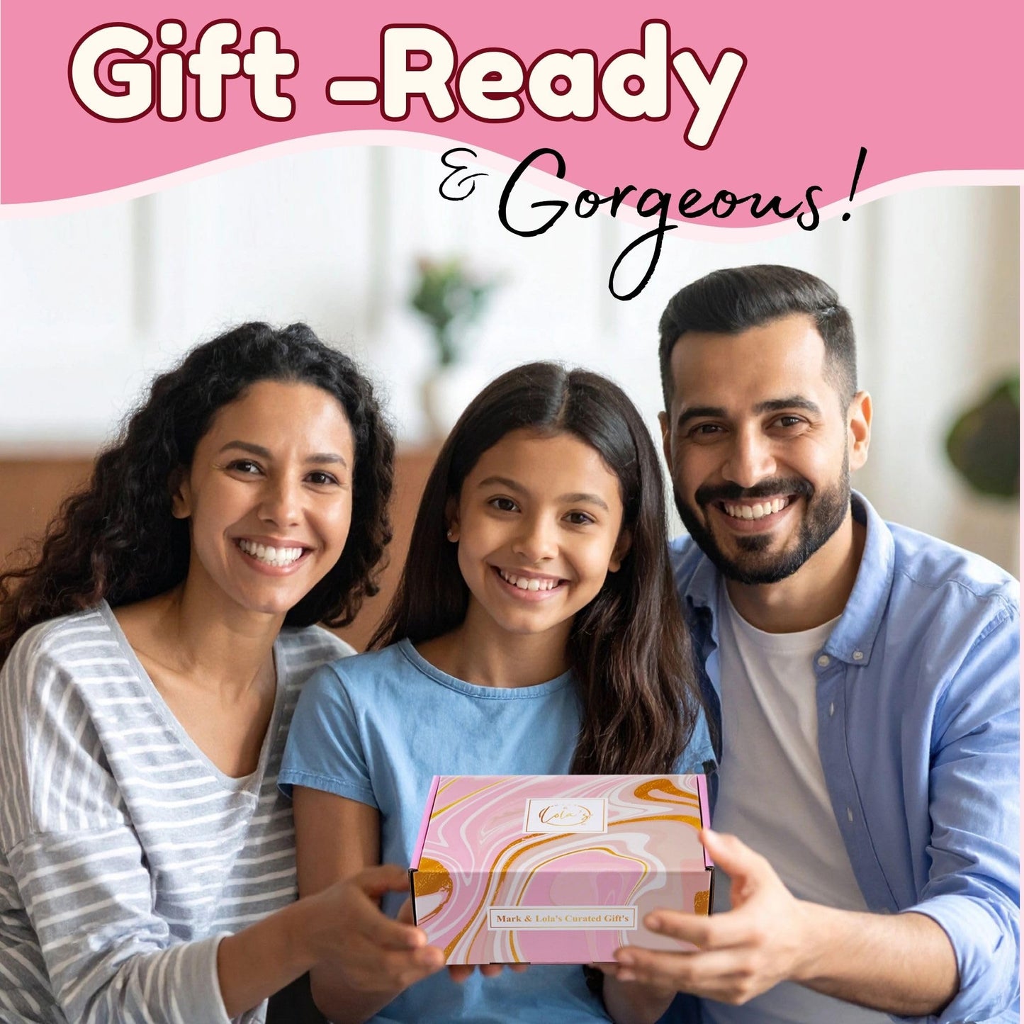 Mark and Lola’s First Period Pal Pack Gift Box | First Period Kit for Tweens & Teens | Pads, Panty Liners, Confidence-Boosting Essentials, First Period Gift Box & Discreet Bag (Hearts)
