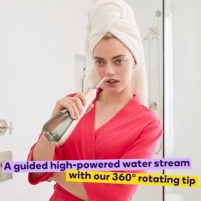 BURST Electric Water Flosser Replacement Tips (Ortho/2 Pack) | for Fresh Breath & Healthy Gums | Plaque Removal Between Teeth, Braces & Dental Work