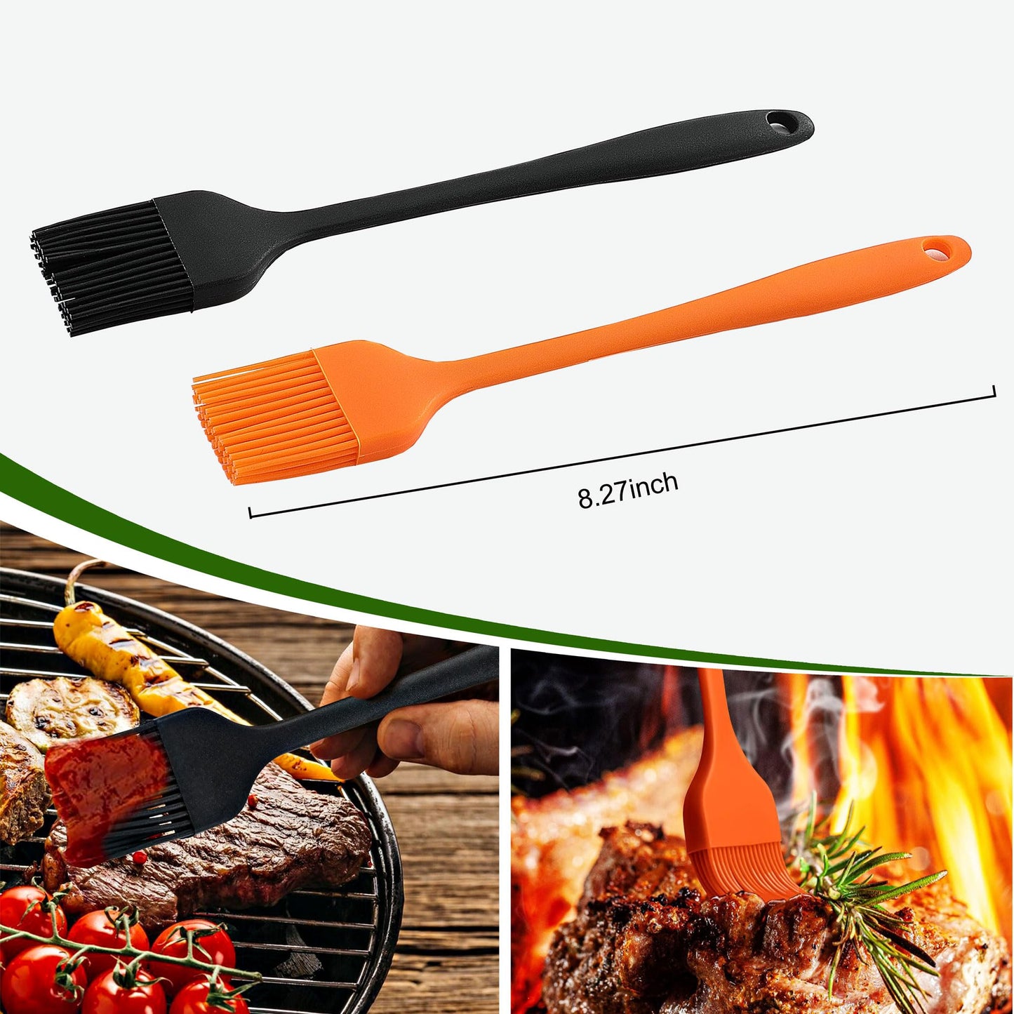 POLIGO Smash Burger Press Kit - 4 in 1 Stuffed Burger Mold, Cast Iron Burger Presses, Sauce Brushes Included - Non Stick Smash Burger Press Set for Grill and Griddle Cooking, Black Round and Rectangle