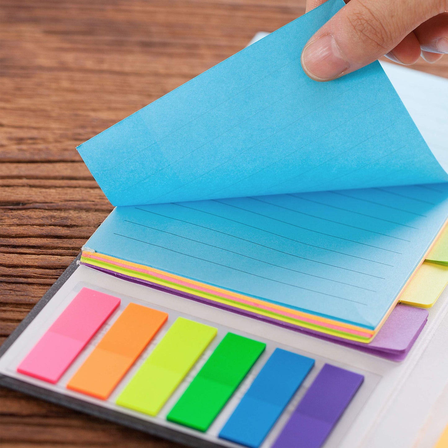 Mr. Pen- Sticky Notes Set, 410 Pack, Ruled, Dotted & Blank Notes with 150 Index Tabs, Divider Sticky Pads for Bible Study, Office, School, Planning, Journaling & Organization