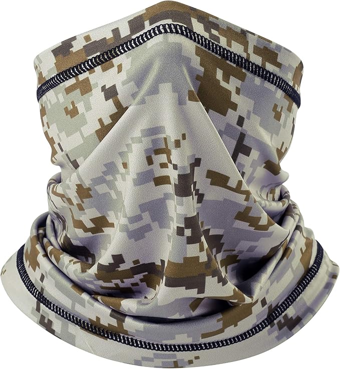 UV Protection Cooling Neck Gaiter Face Mask Scarf for Men - Windproof Neck Cover Bandana Neck Warmer Mask