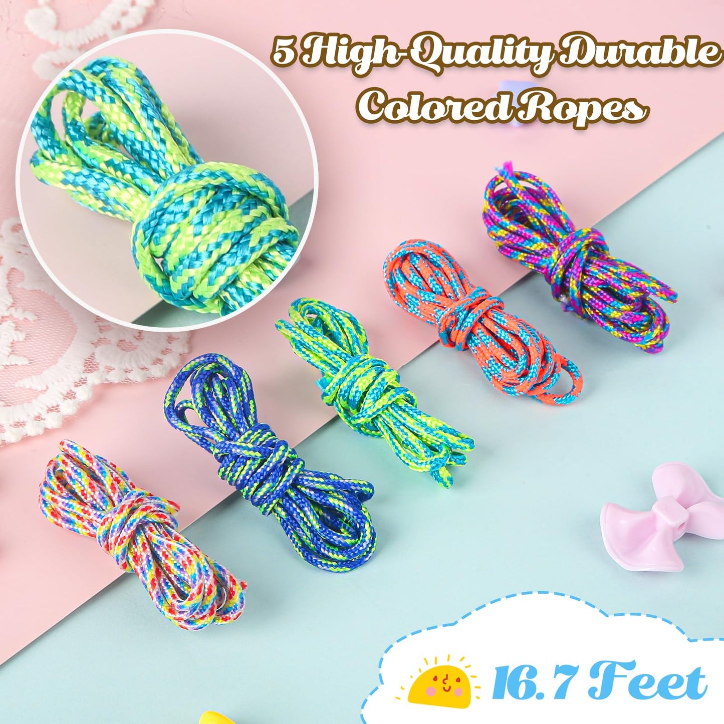 Ecoofor 487 PCS Beaded Keychain Making Kit, Acrylic Letter Beads with Heart, Star & Flower Charms for DIY Jewelry, Bag Accessories & Crafts for Women