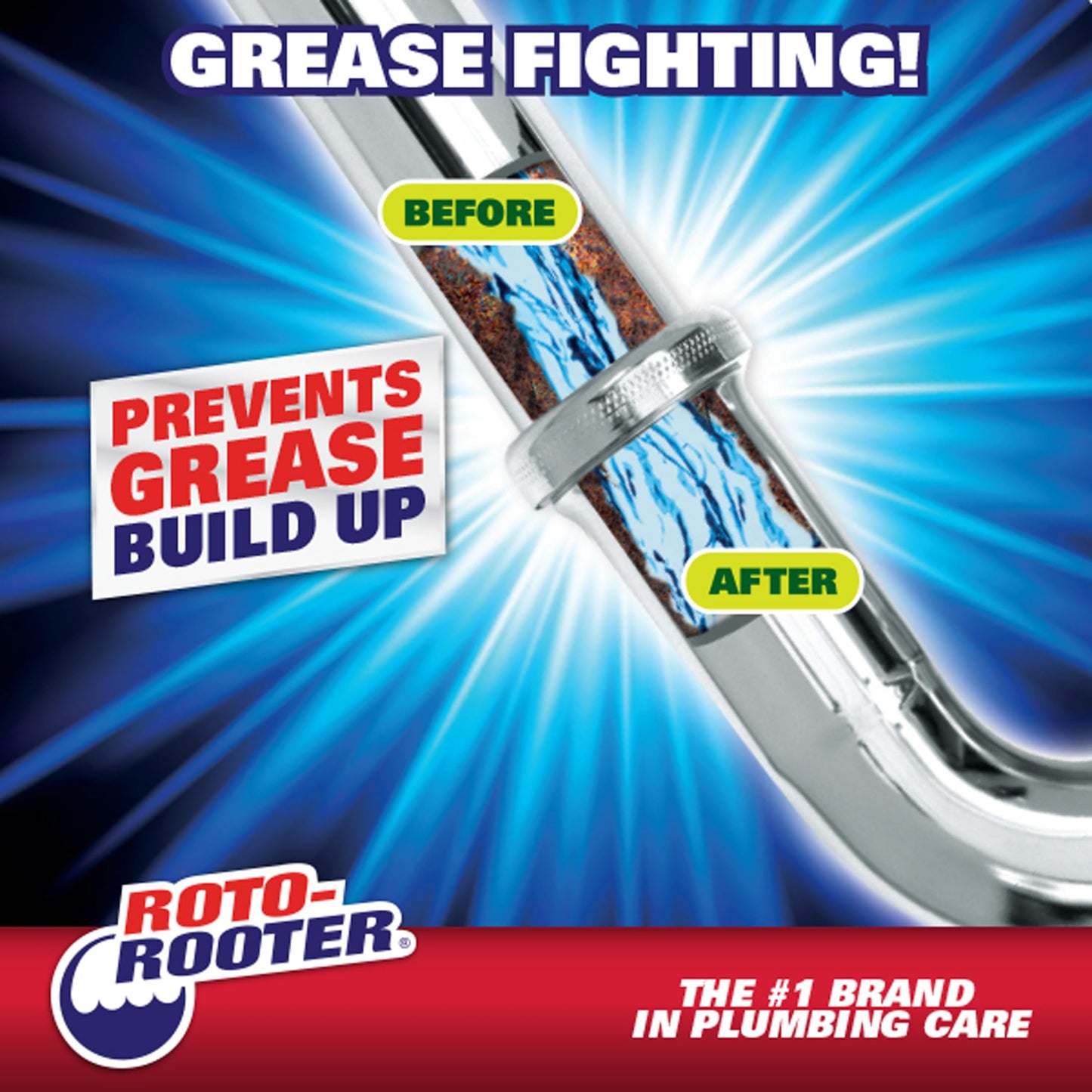 Roto-Rooter Build-Up Remover Drain Cleaner, Enzyme-Based Formula Helps Prevent Clogs and Grease Buildup, Removes Odor, Safe for Septic Systems, Pipes, Toilets, Drains and Sinks, 64 oz