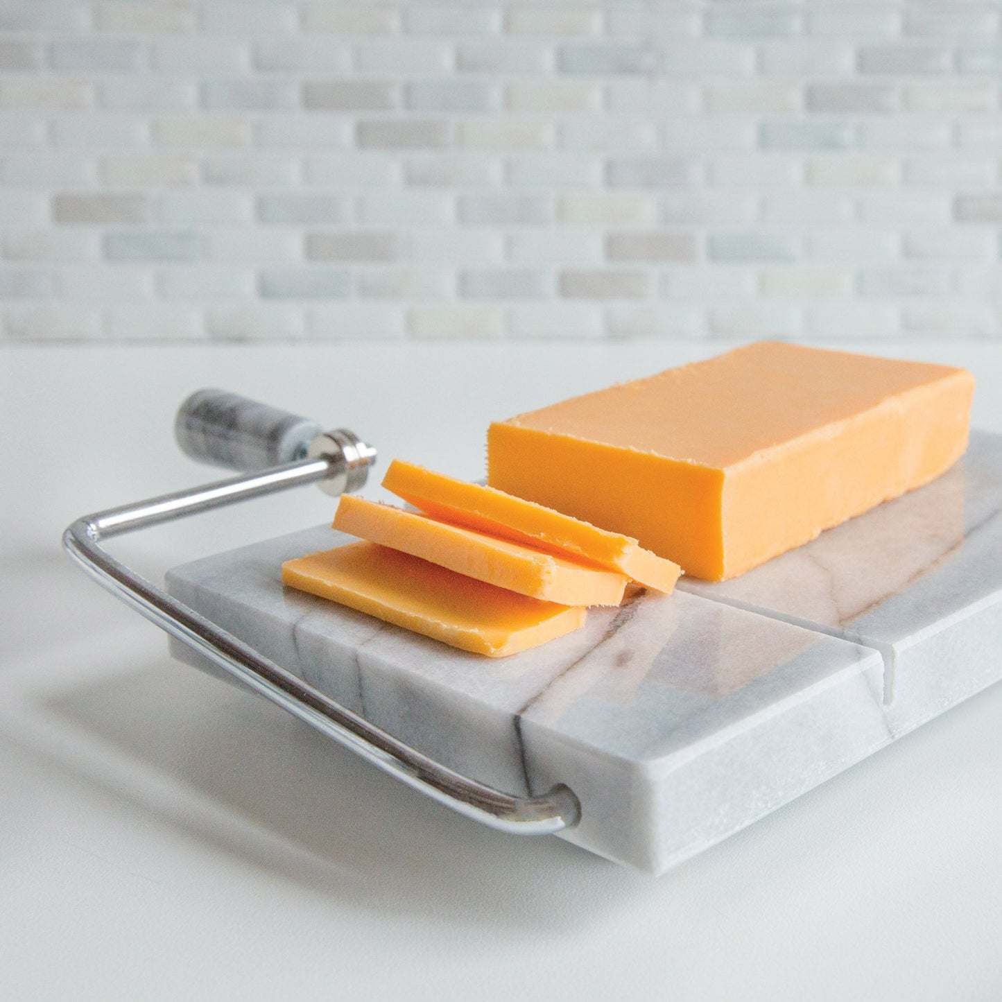 Fox Run Marble Cheese Slicer, White, 1 Replacement Wire, 3841COM