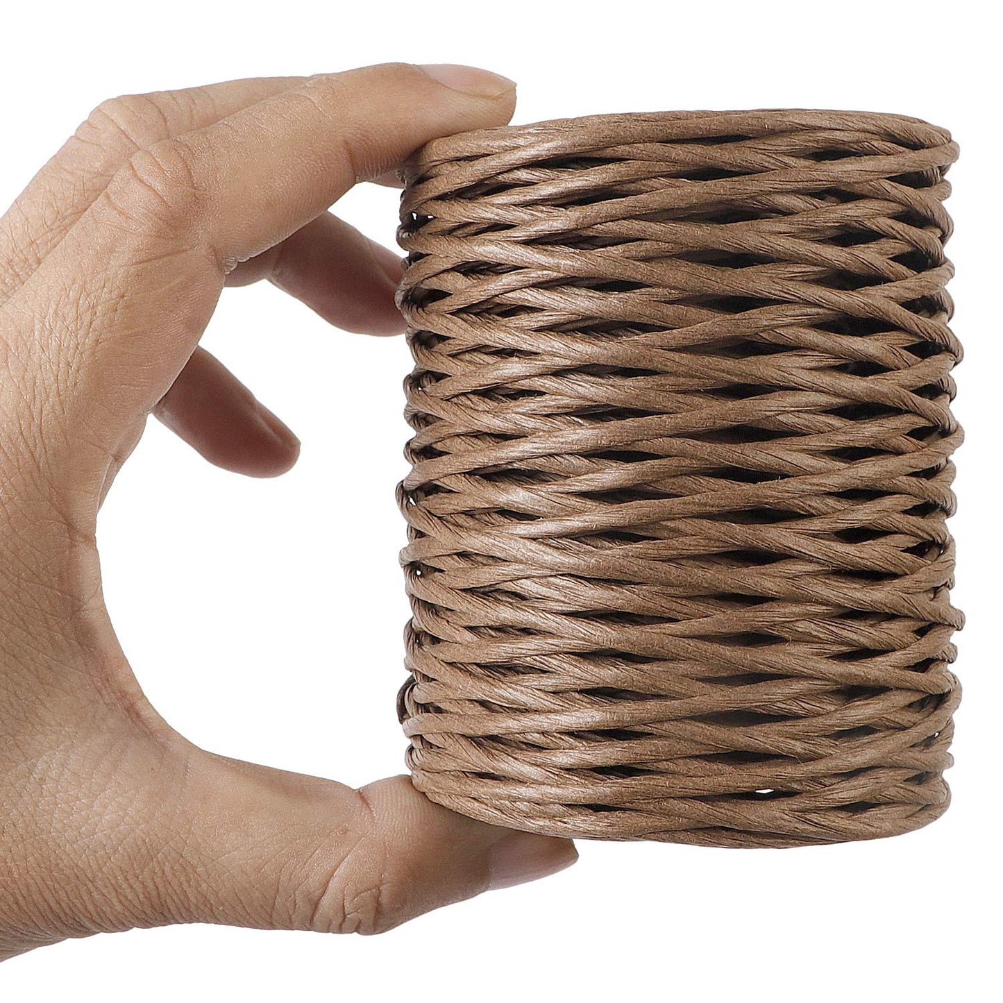 ZOENHOU 4 Rolls 14 Gauge 656Ft Floral Bind Wire, Waterproof Rustic Vine Metal Wire, Binding Paper Twine for Wedding Flower Bouquets, Artificial Flower Making, DIY Projects