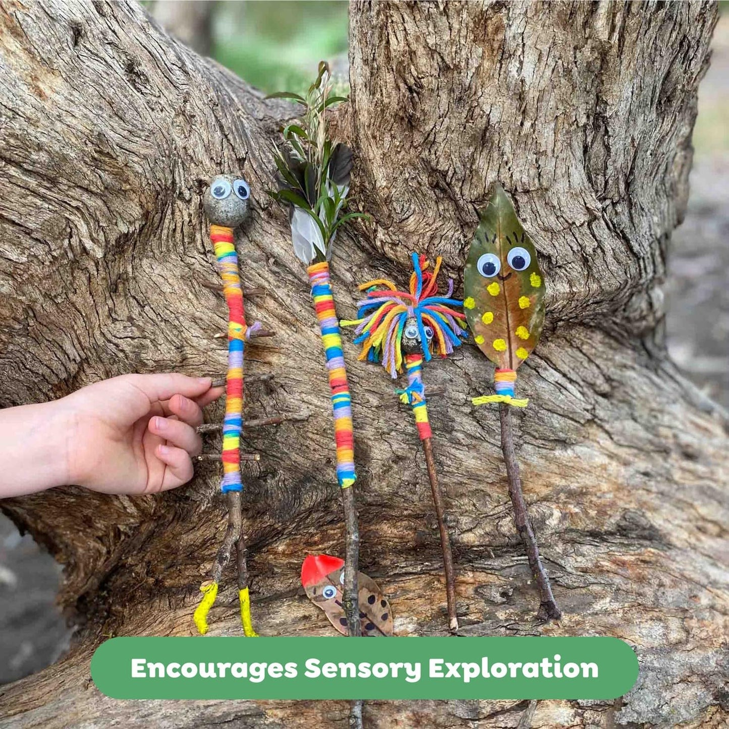 Tiger Tribe Nature Art Set for Kids: Creative Activity Set Turning Natural Treasures into Art; Supplies Included for Art Projects; Ages 3 and Up