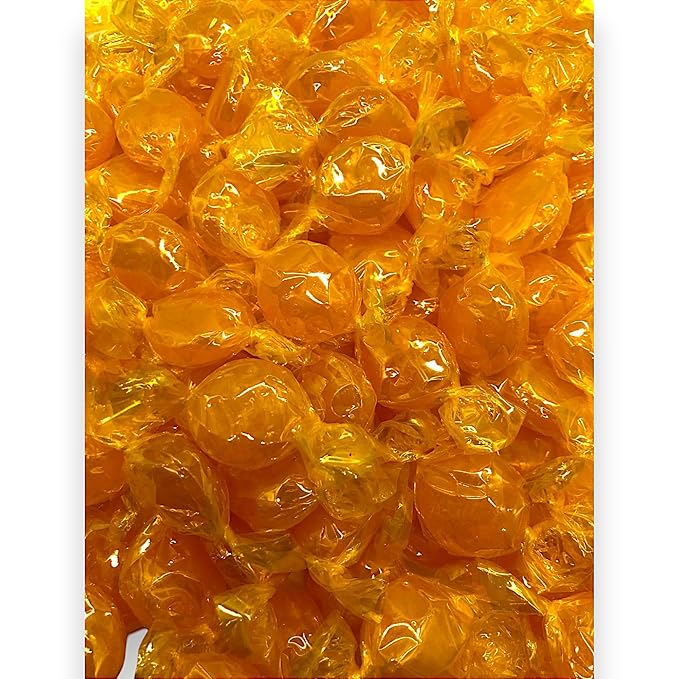 Hard Candy's-1.5 lbs Delicious and Sweet Butterscotch Flavor Individually Wrapped-Perfect For The Butterscotch Candy Lover(24 oz)